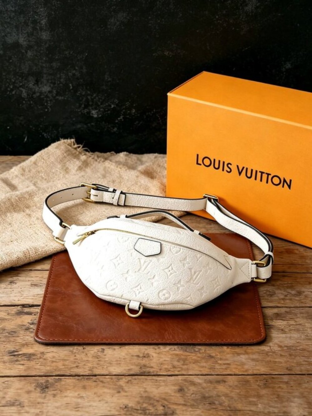 Louis Vuitton Bumbag Monogram Empreinte White
